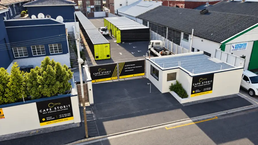 Aerial view of the Cape Storit Parow site