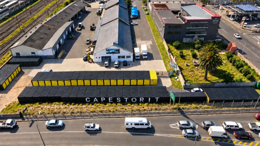 Aerial view of the Cape Storit Woodstock site